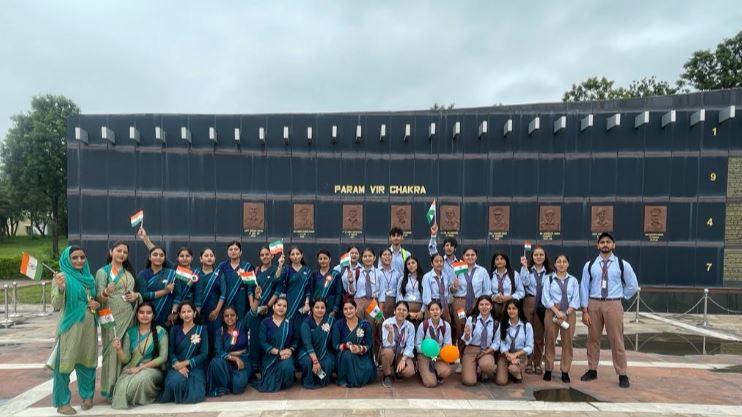 Visit to Balidaan Stambh to commemorate 77 th Independence Day