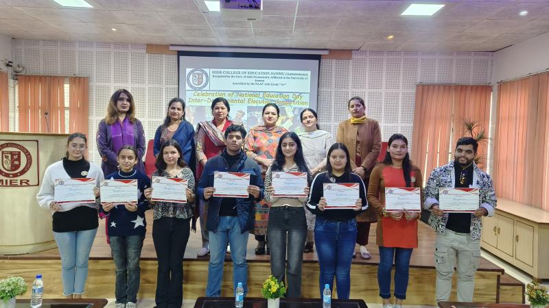 National Education Day with Elocution Competition