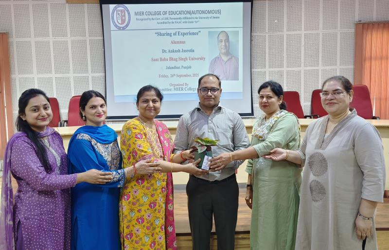 Sharing of Experiences