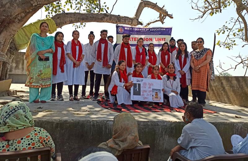 Nukkad natak on the theme “Drug Addiction"