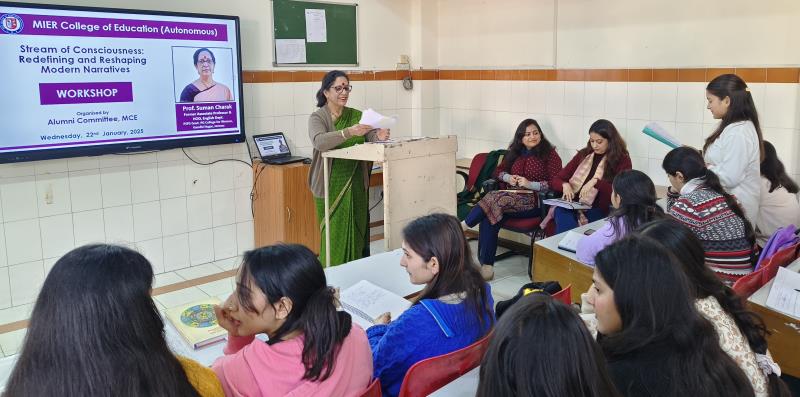 Workshop on "Redefining and Reshaping Modern Narratives.”