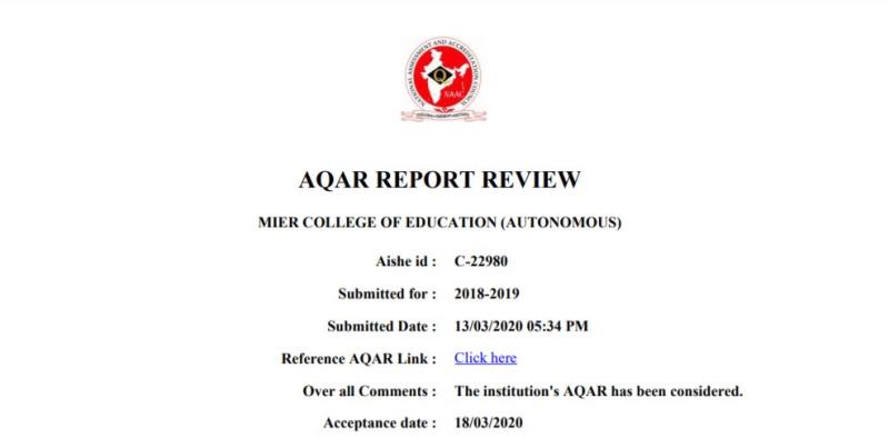 MIER College of Education
